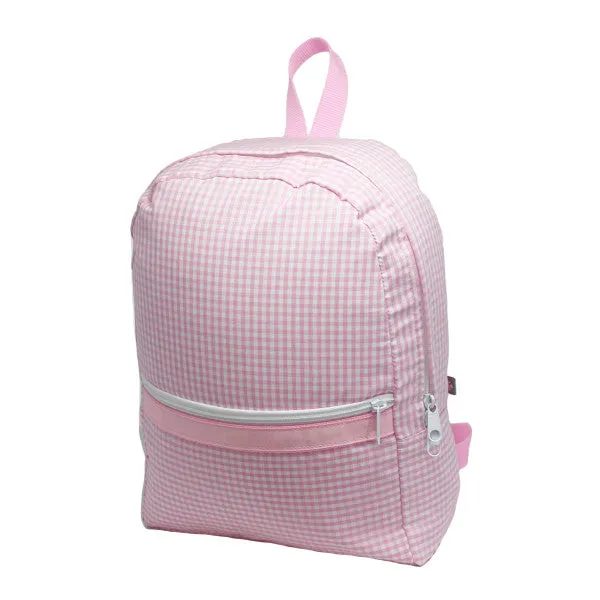 Oh Mint Pink Gingham Backpack