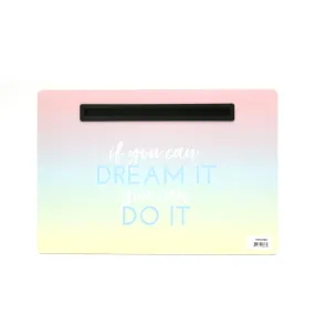 Pastel Lap Table Desk with Inspirational Quote