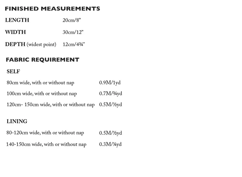 PDF Pattern - Factotum Bag | Merchant & Mills