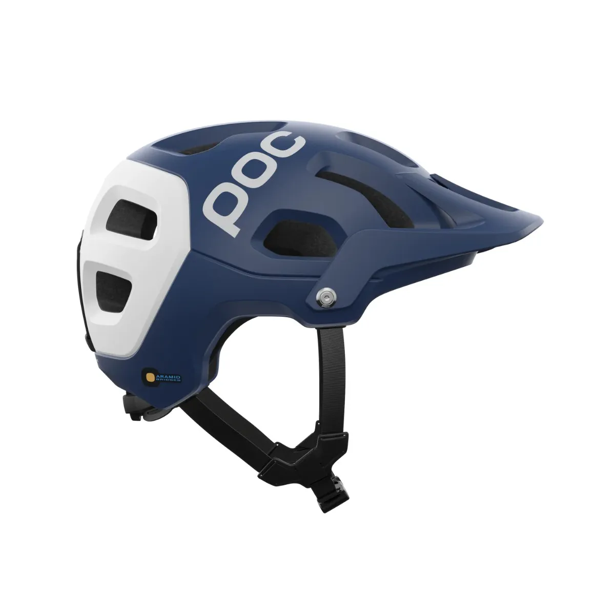 POC Tectal Race MIPS Helmet Navy Blue Matte White