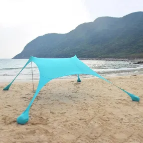 Portable Lycra Sunshade Tent for Outdoor Beach, Camping, and Fishing Activities