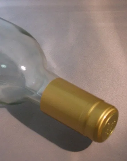 PVC Shrink Caps, Gold, Bag of 30