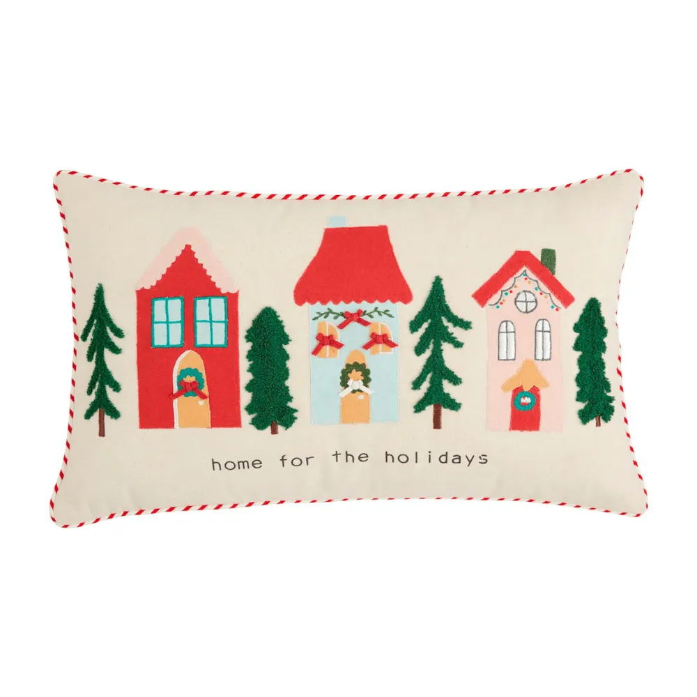 "Home for the Holidays" Pillow