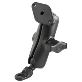 RAM Mount 9mm Angled Base with Double Socket Arm & Diamond Adapter