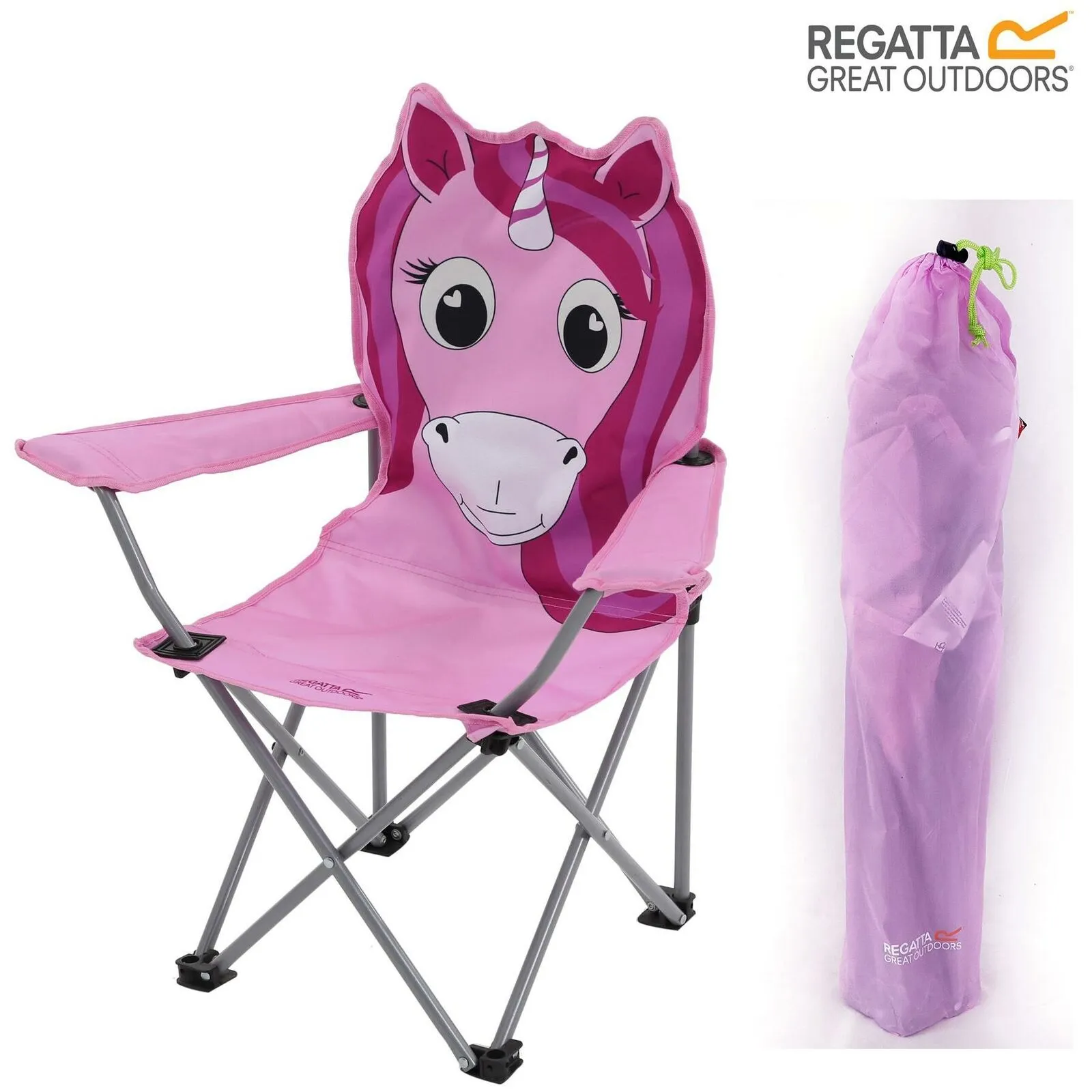 Regatta Kids Camping Lightweight Folding Chair - Ideal for Boys and Girls