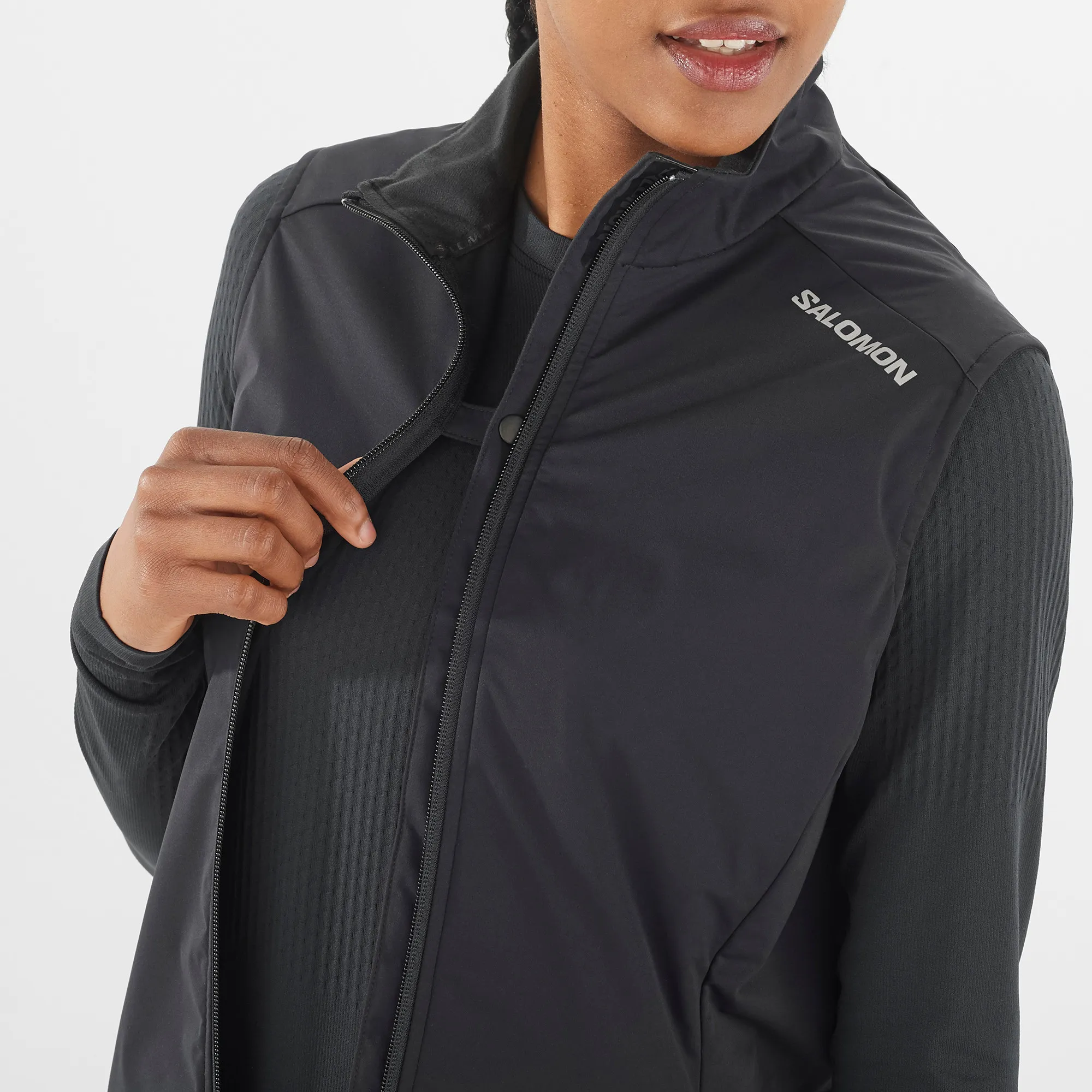 Salomon Women&#x27;s Light Shell Vest Deep Black | Buy Salomon Women&#x27;s Light Shell Vest Deep Black here | Outnorth