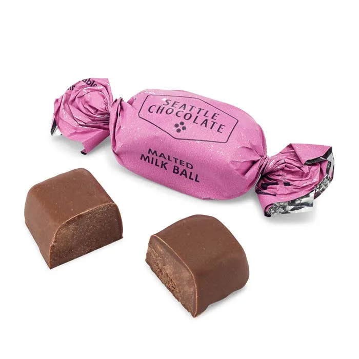 Seattle Chocolate | Malted Milk Ball Truffle Bag - 5 oz