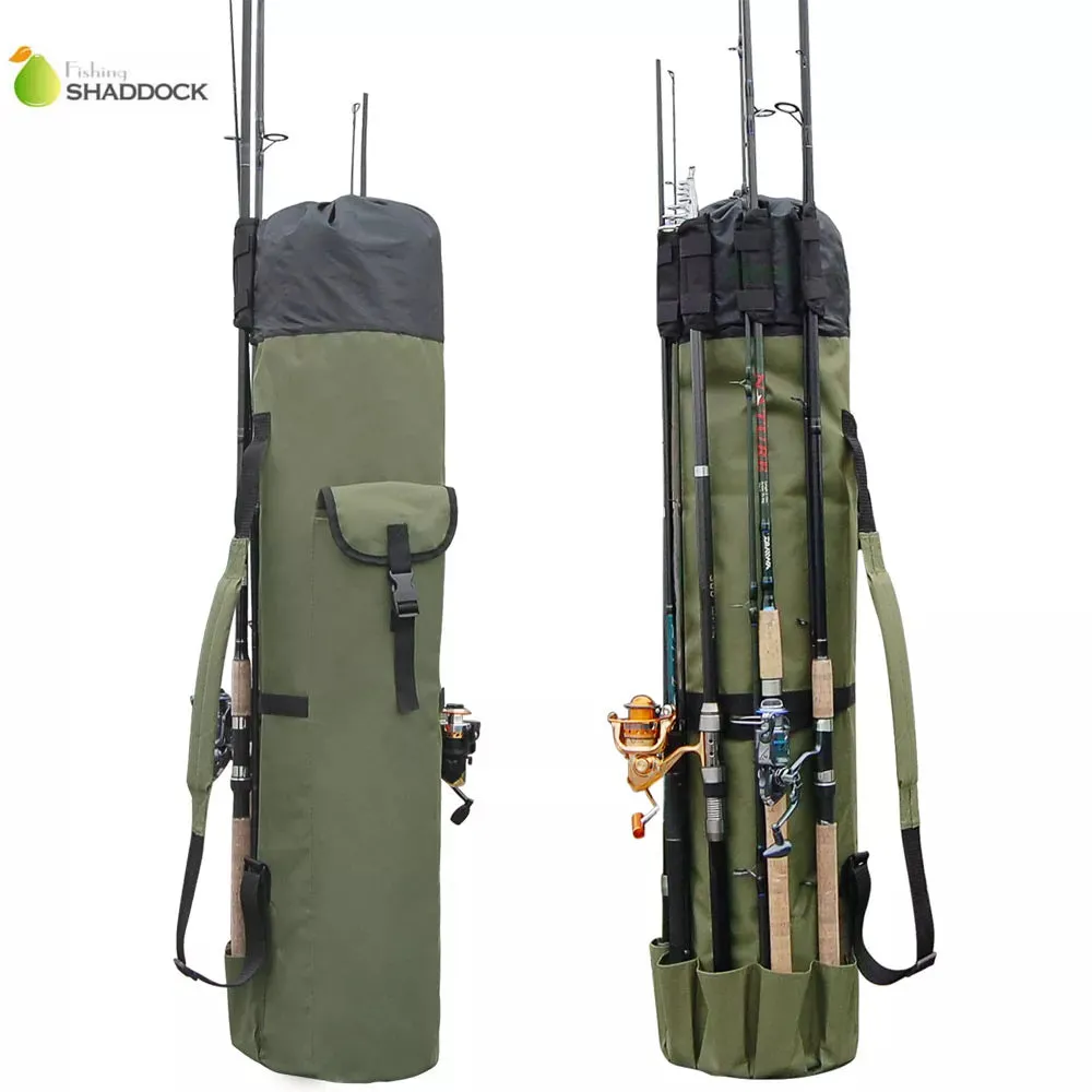 Shaddock Fishing Portable Multifunction Nylon Fishing Bags Fishing Rod Bag Case