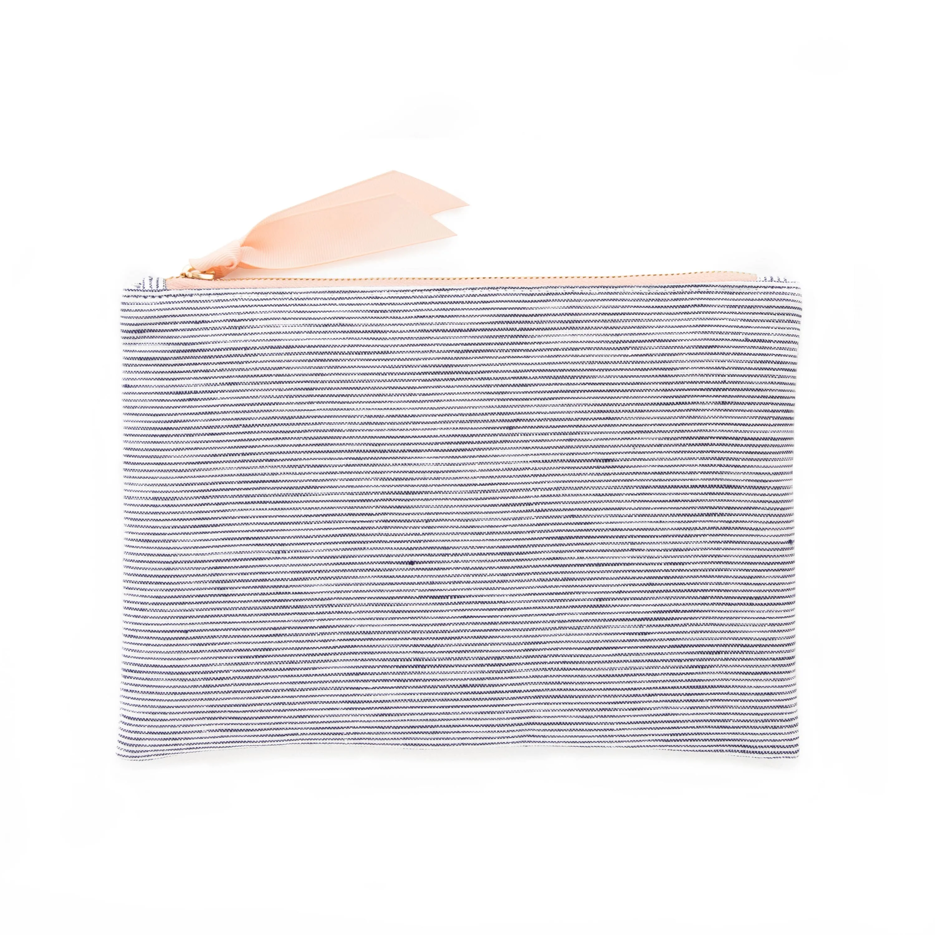 Signature Pouch, Shoreline Stripe by Sugar Paper