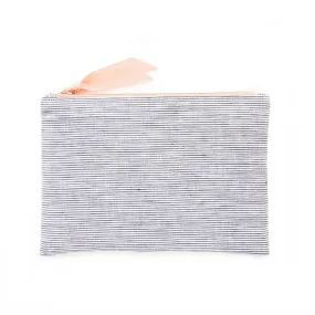 Signature Pouch, Shoreline Stripe by Sugar Paper