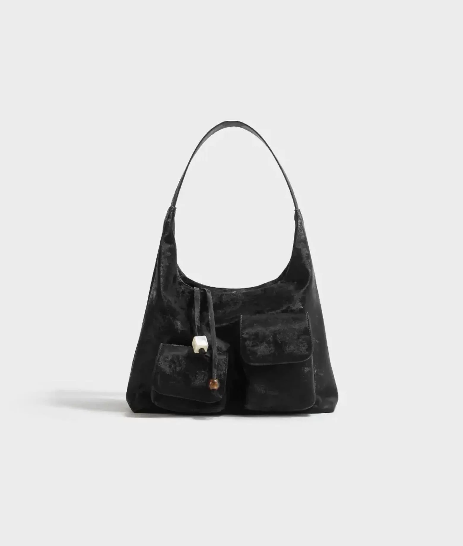 SILENCE velvet underarm shoulder bag