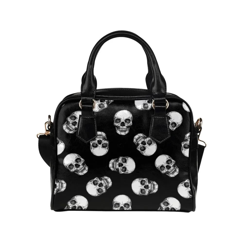 Skulls Shoulder Handbag