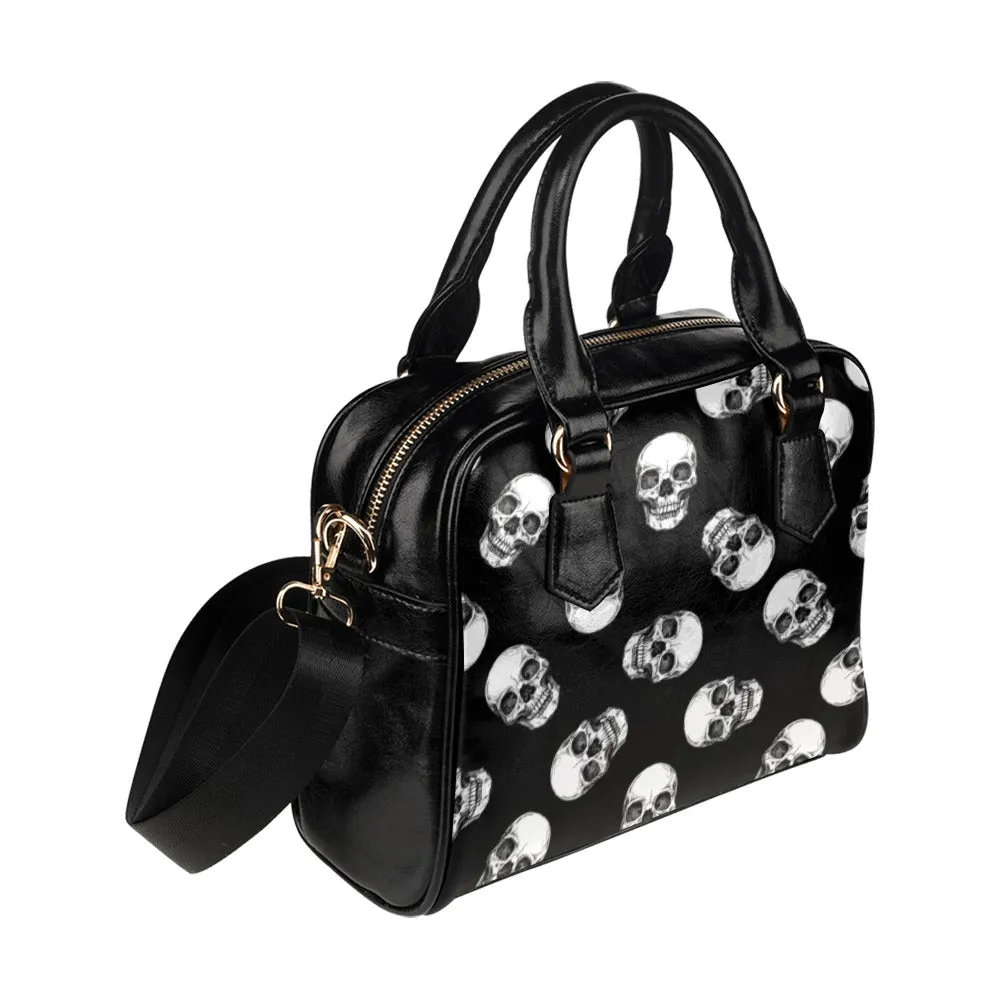 Skulls Shoulder Handbag