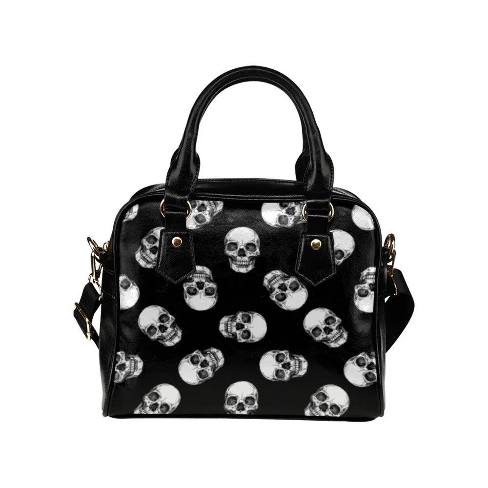 Skulls Shoulder Handbag