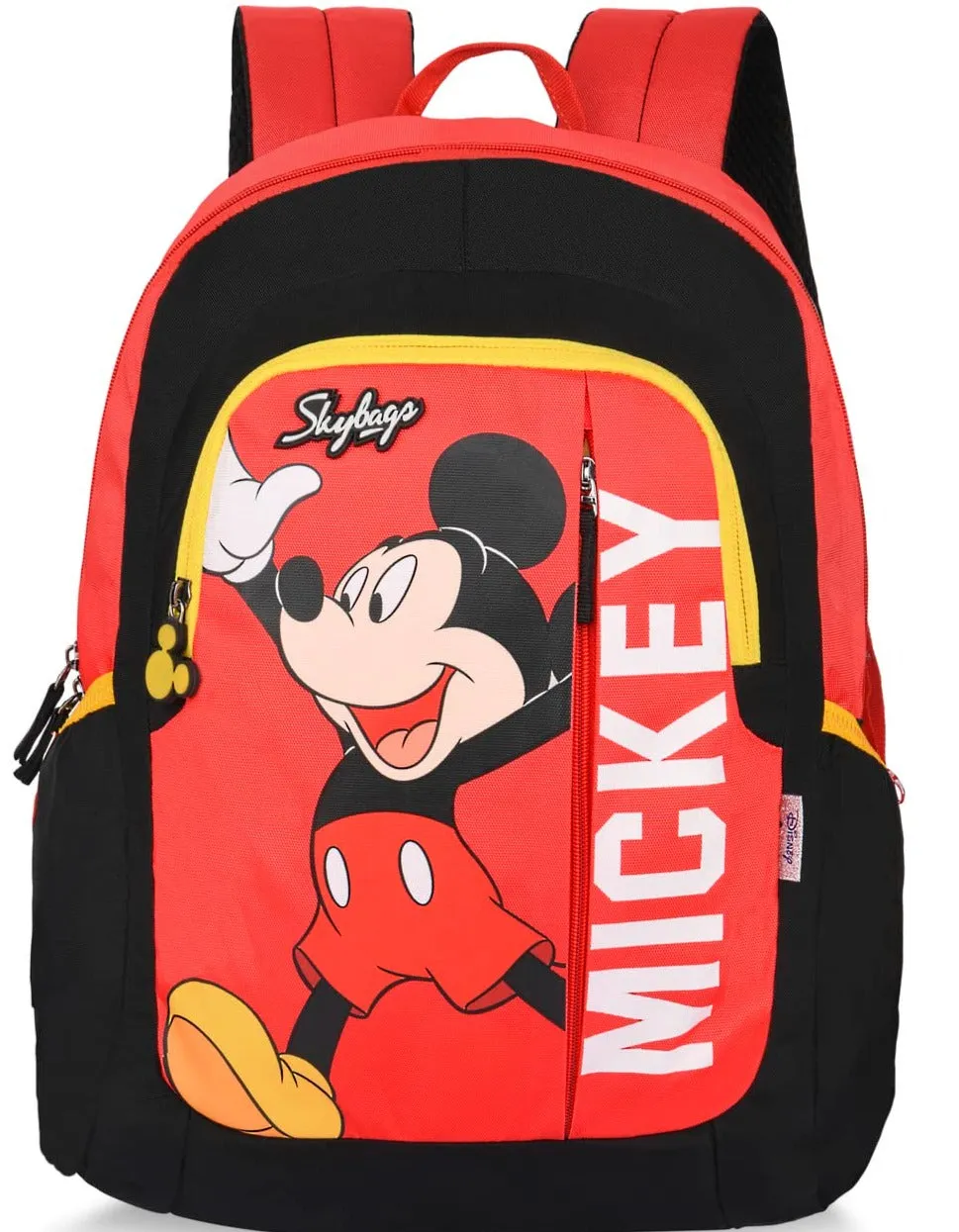 Skybags Mickey Champ  Backpack (Red And Black)