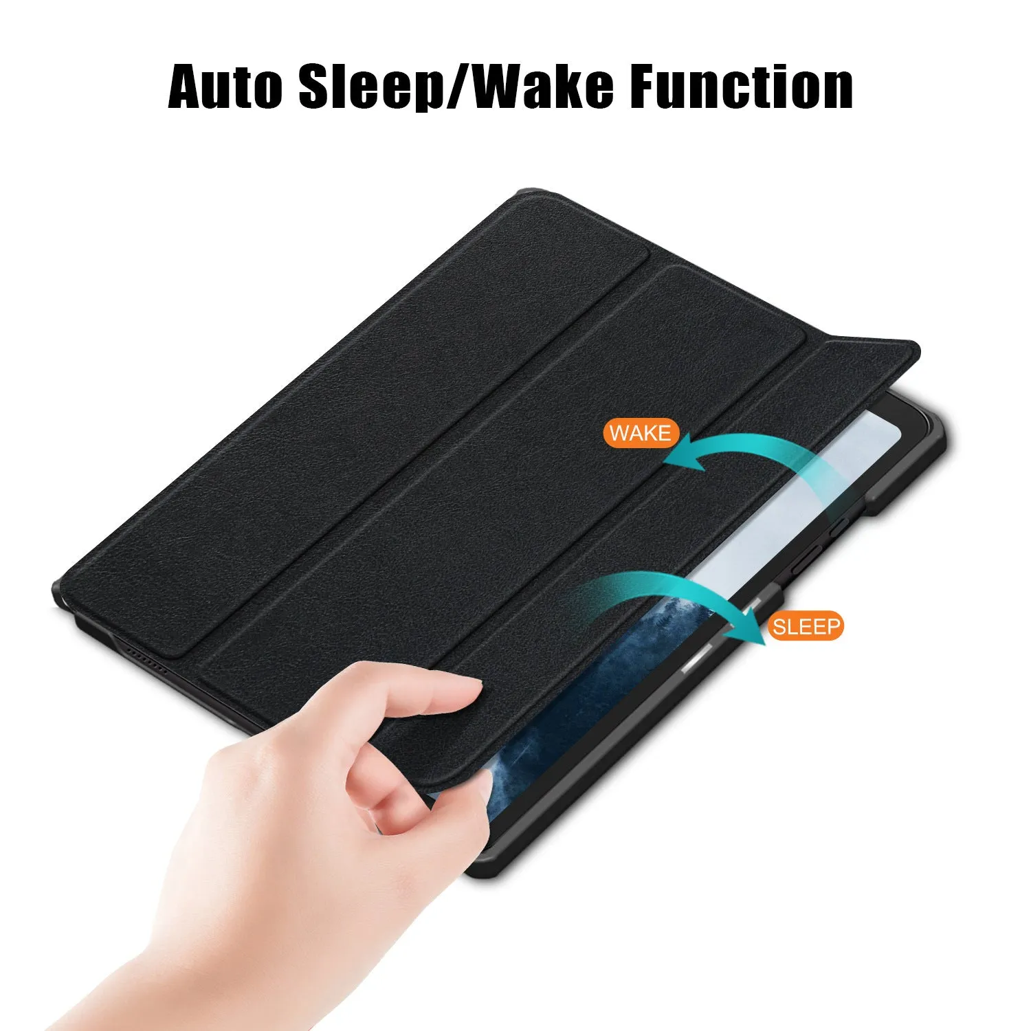 Sleep and wake leather tablet case for Samsung  Tab A7 T500/T505 tablet case