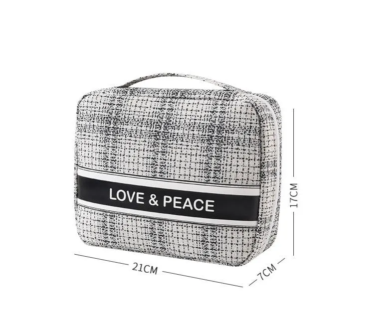 Small fragrance square bag small travel portable cosmetic bag women's storage