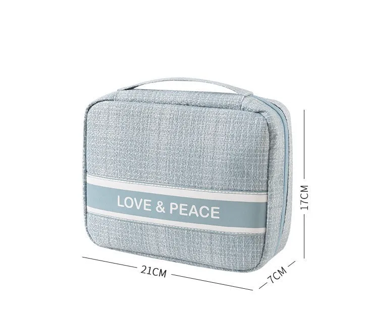 Small fragrance square bag small travel portable cosmetic bag women's storage