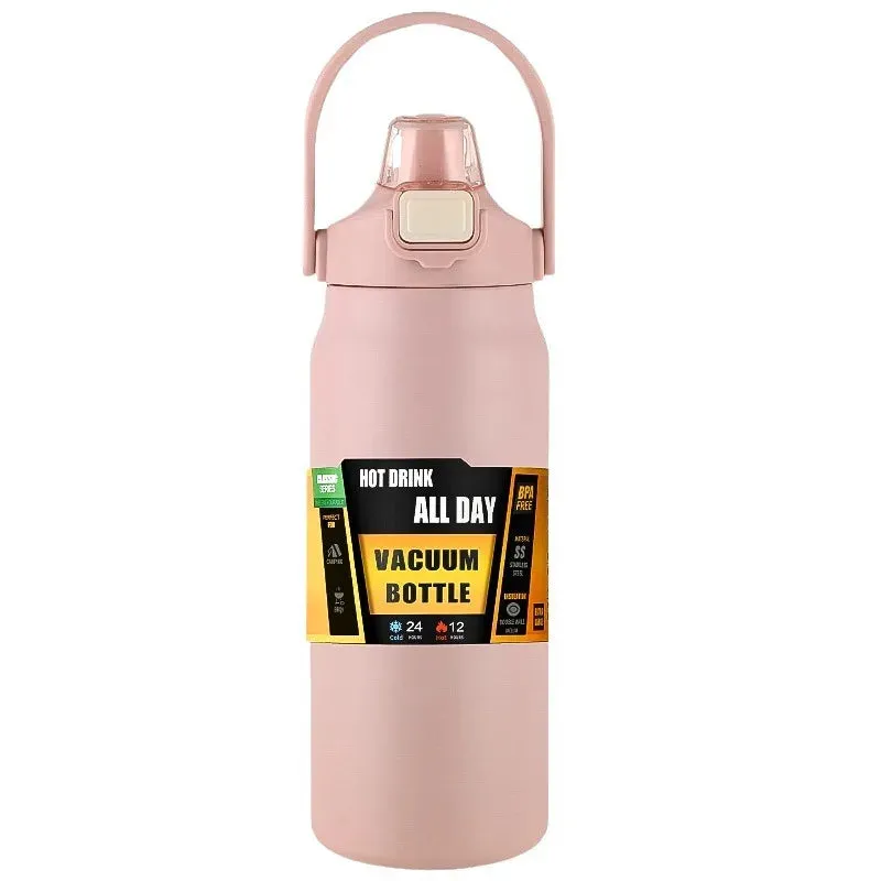 Sport Water Bottles - Stainless Steel Thermal Vacuum Flasks Leakproof