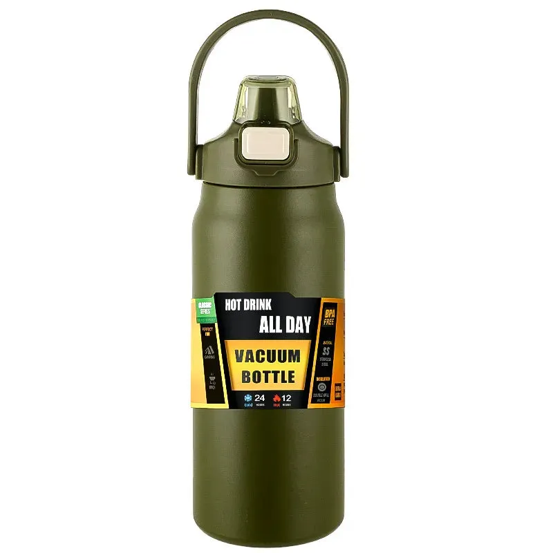 Sport Water Bottles - Stainless Steel Thermal Vacuum Flasks Leakproof