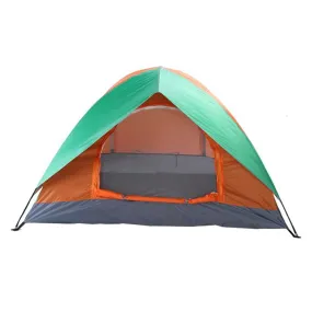 THBOXES Double-door Double-layer Folding Tent for Out Camping Beach Shelter