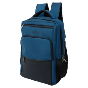 The Clownfish Expedition Series Laptop Bag - Durable & Travel-Friendly | USB   DC Ports Included | 25L Capacity | Blue