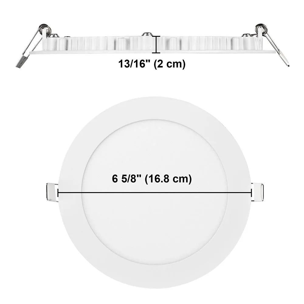 TheLAShop 12W 6ct/pk Recessed SMD LED Downlight Ceiling Light