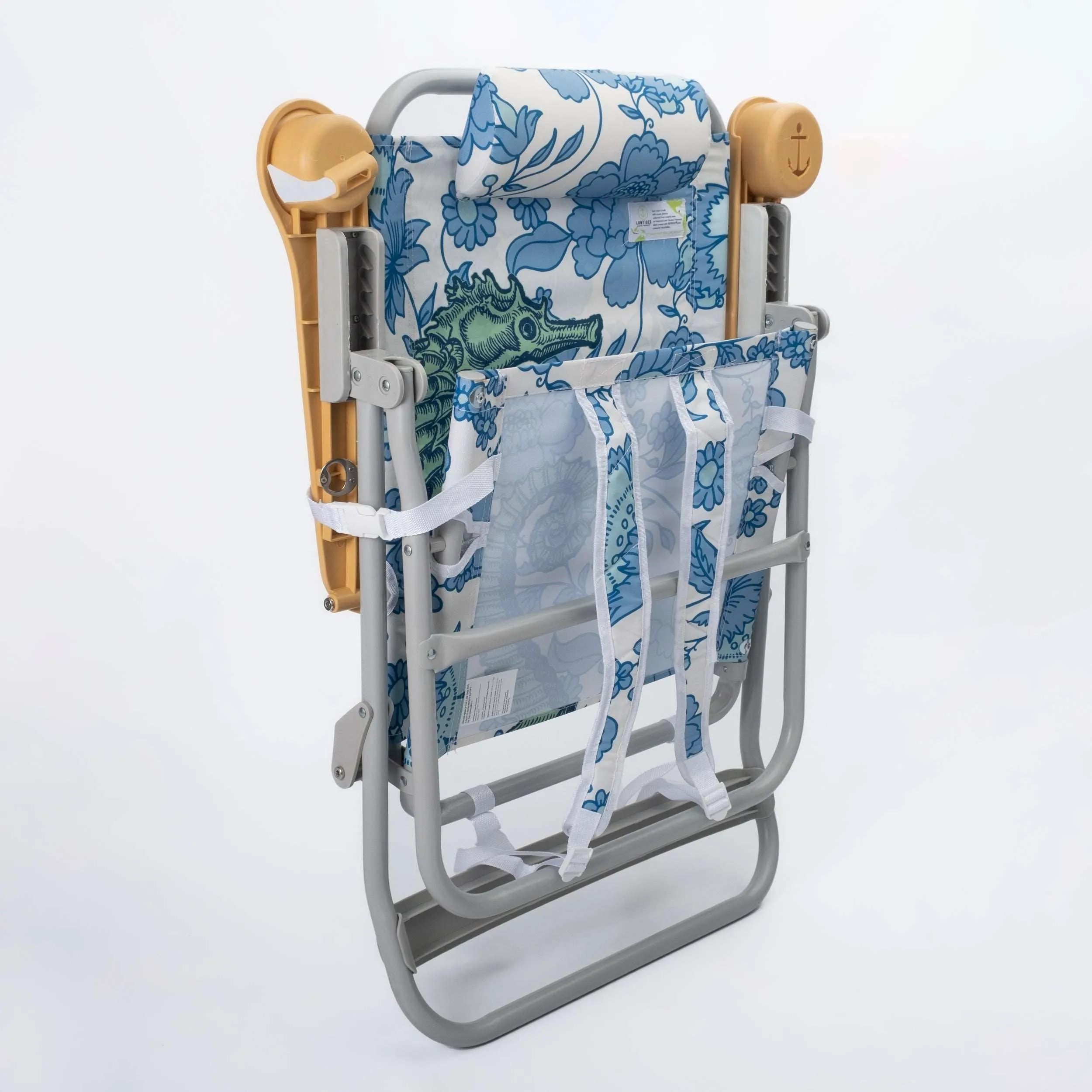 Thomas Paul Dune High Backpack Beach Chair in Seahorse Vineyard