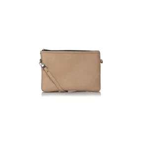 Tiba   Marl Cross Body Bag - Taupe