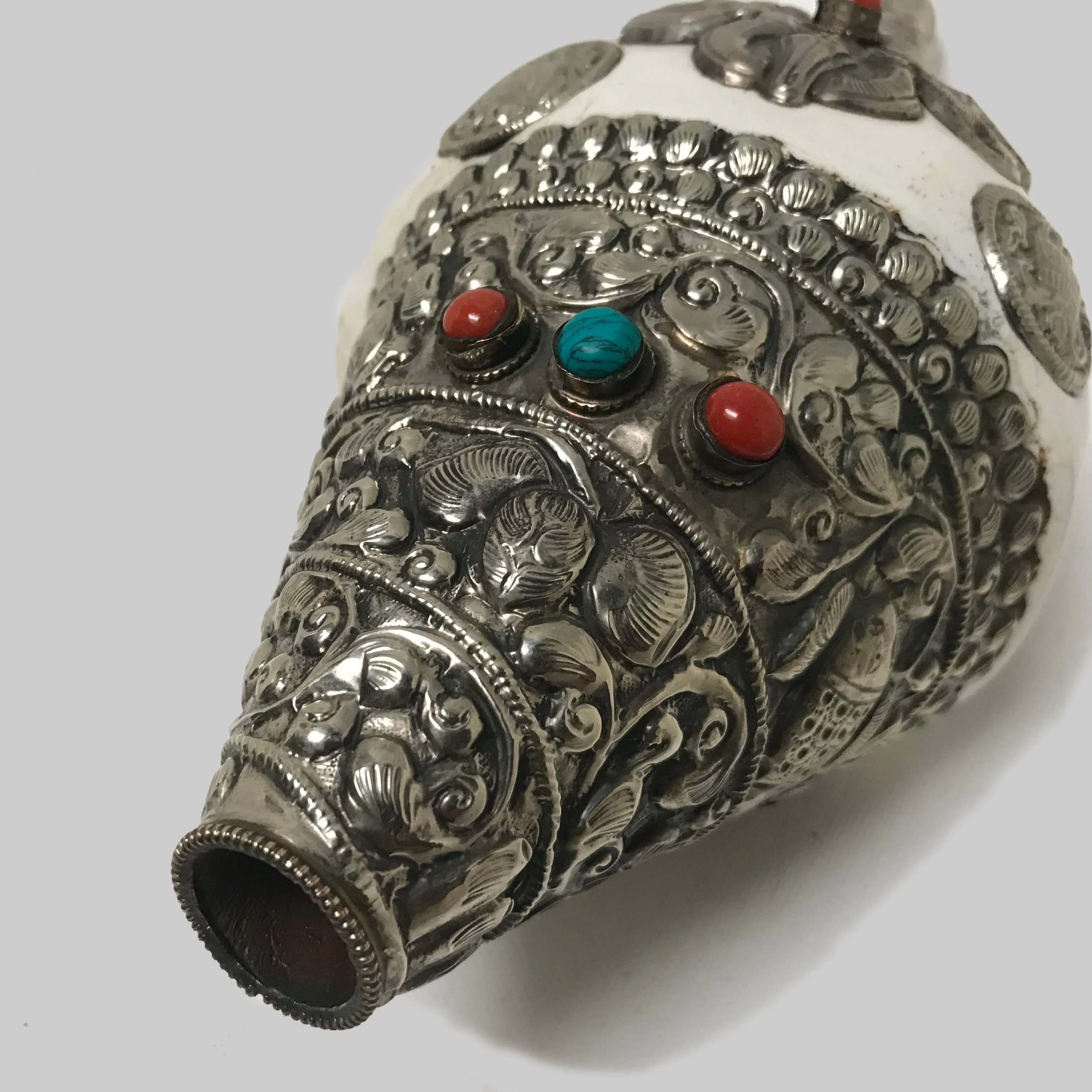 Tibetan Vintage Conch Shell Horn