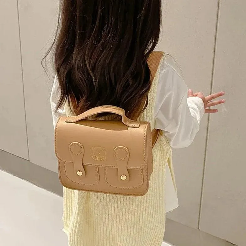 TSB84 Cool Backpacks For Children's Girls - Fashion PU Leather