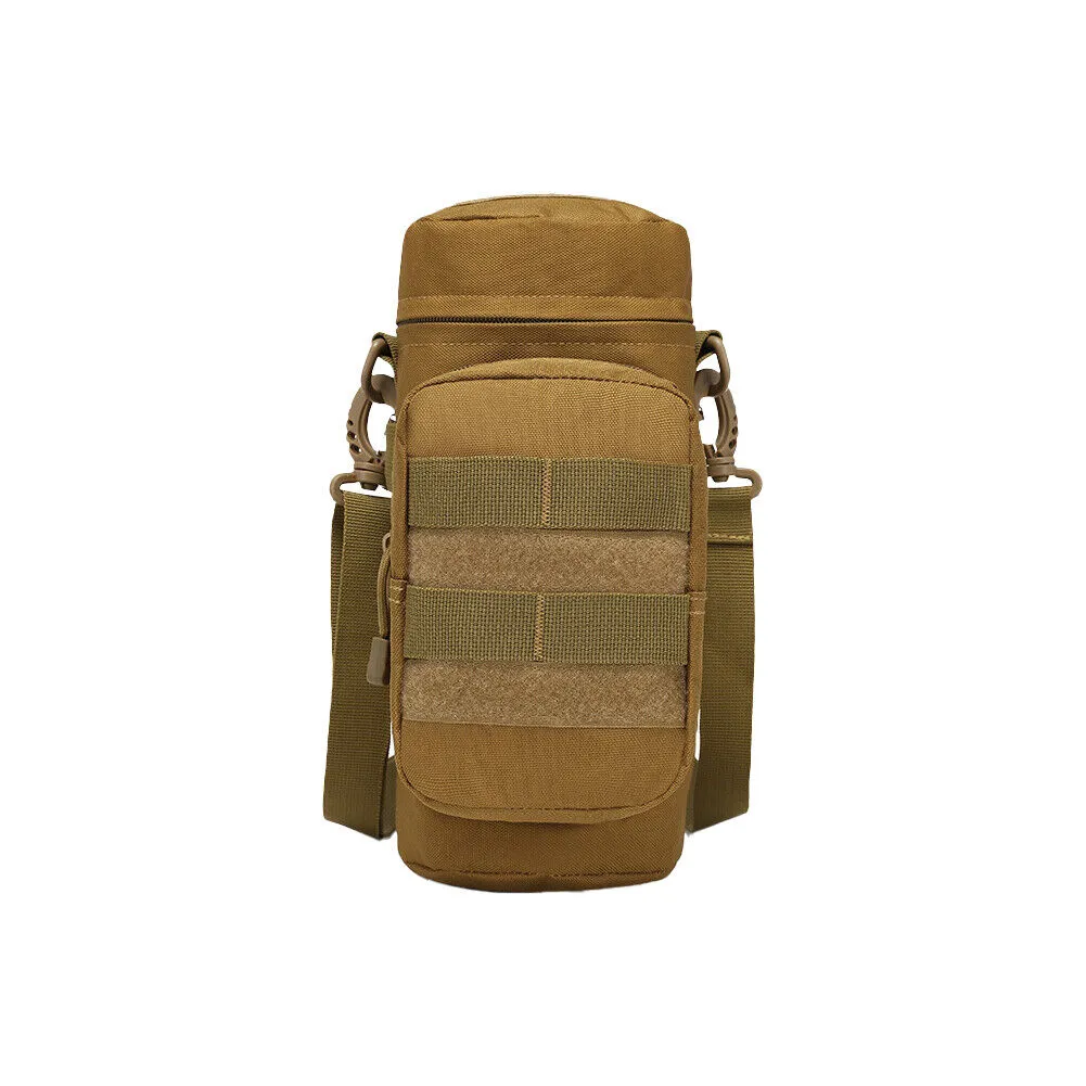 US 1-2 Pack Military Tactical Travel Bottle Kettle Pouch Carry Case Outdoor Bag