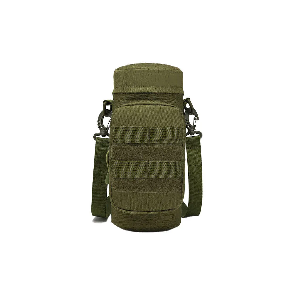 US 1-2 Pack Military Tactical Travel Bottle Kettle Pouch Carry Case Outdoor Bag