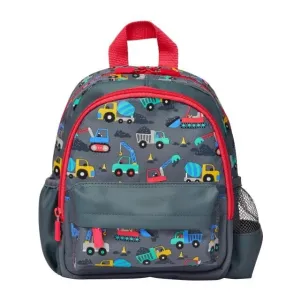 Vehicles Design Backpack with Front Pocket for Kids