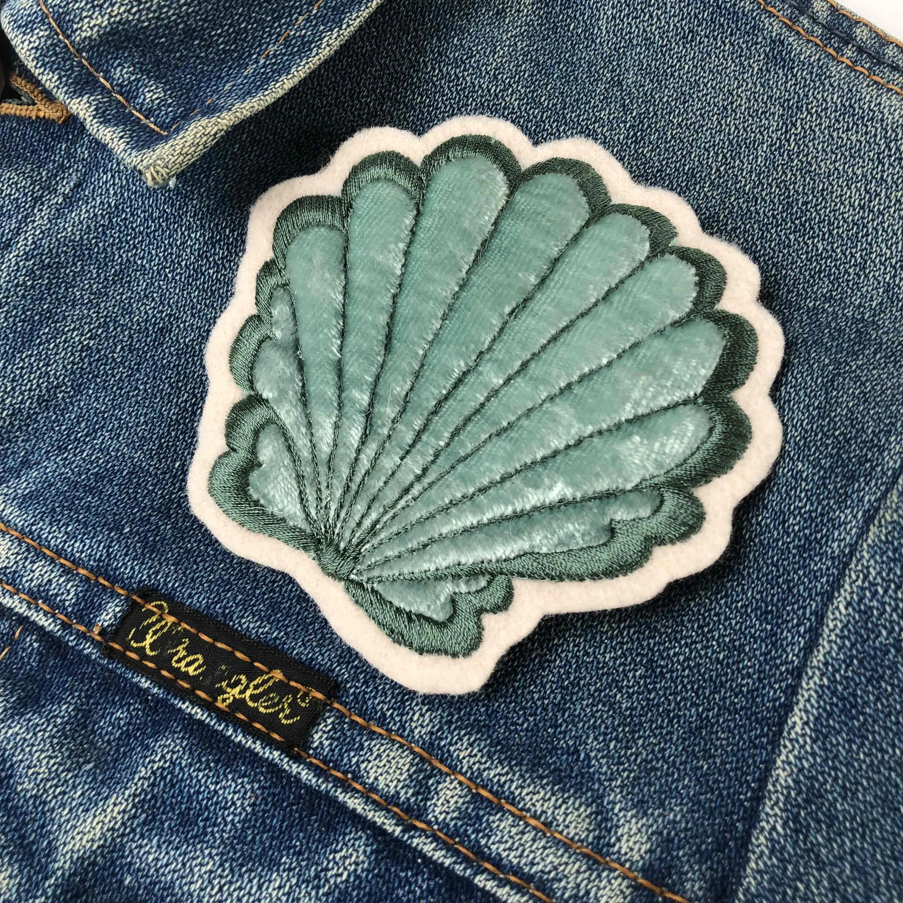 Velvet Padded Shell Embroidered Patch