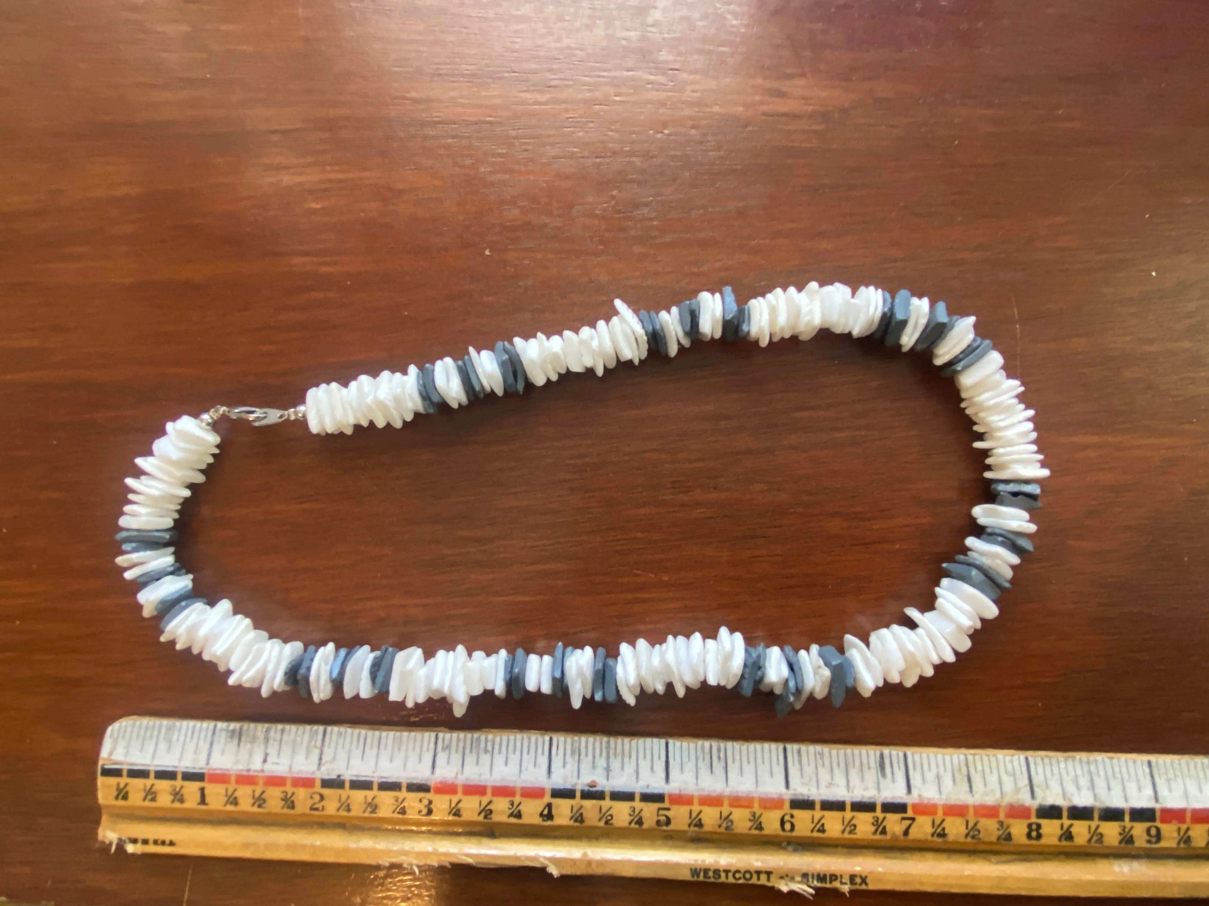 Vintage Heishi Real Shell Necklace