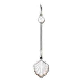 Water Wand Pendant in Sterling Silver and Mother-of-Pearl