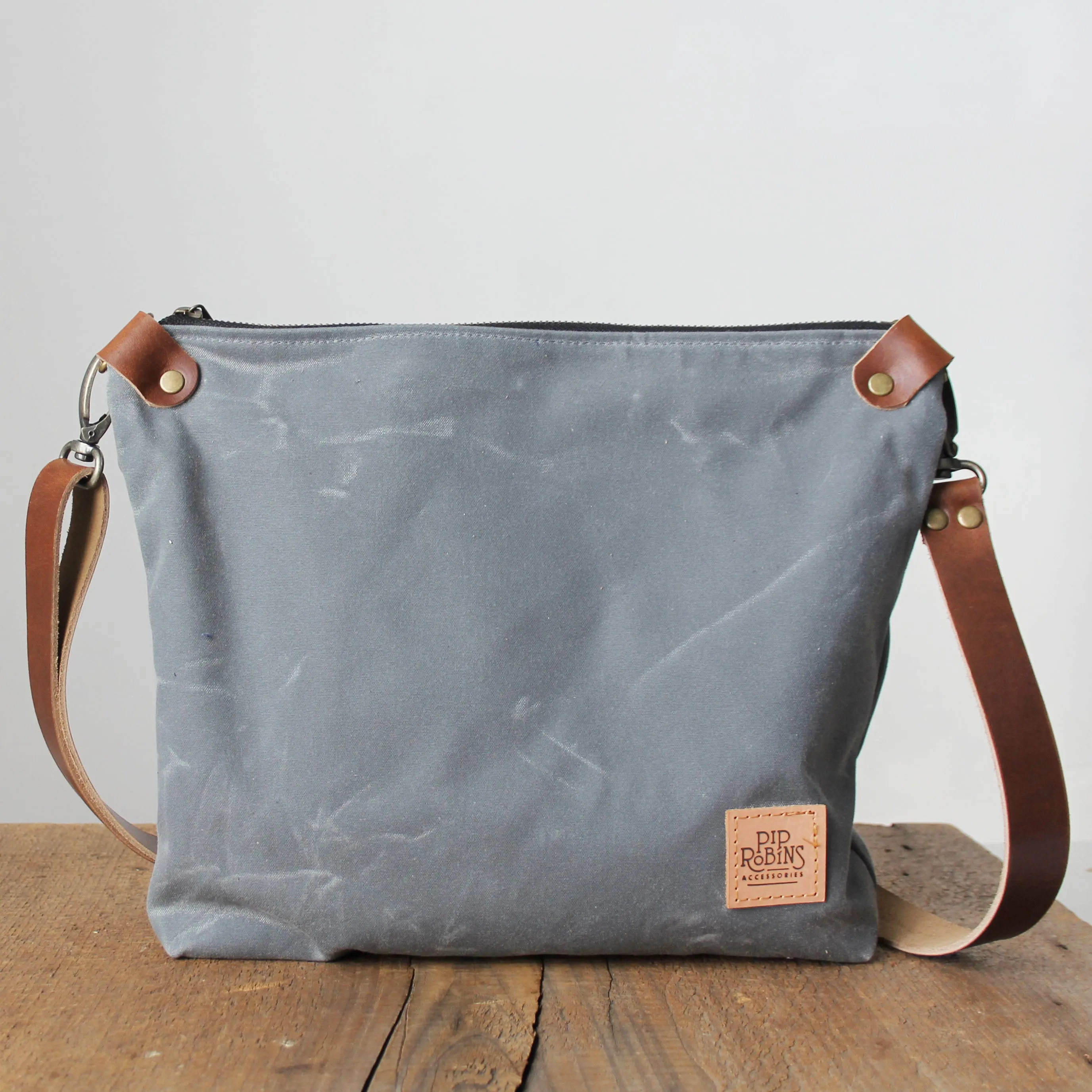 Waxed Canvas Day Bag Purse