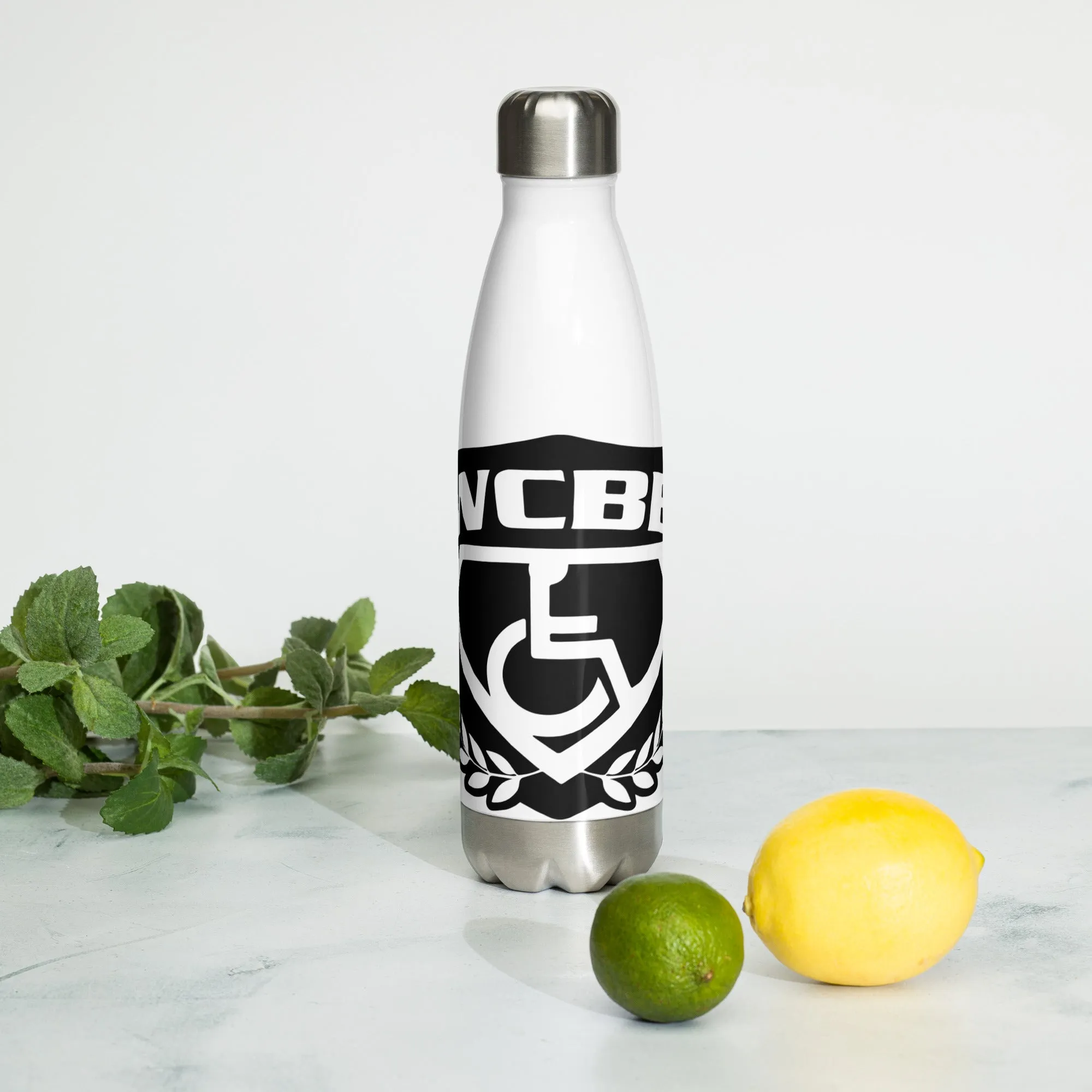 WCBB Logo Stainless Steel Water Bottle