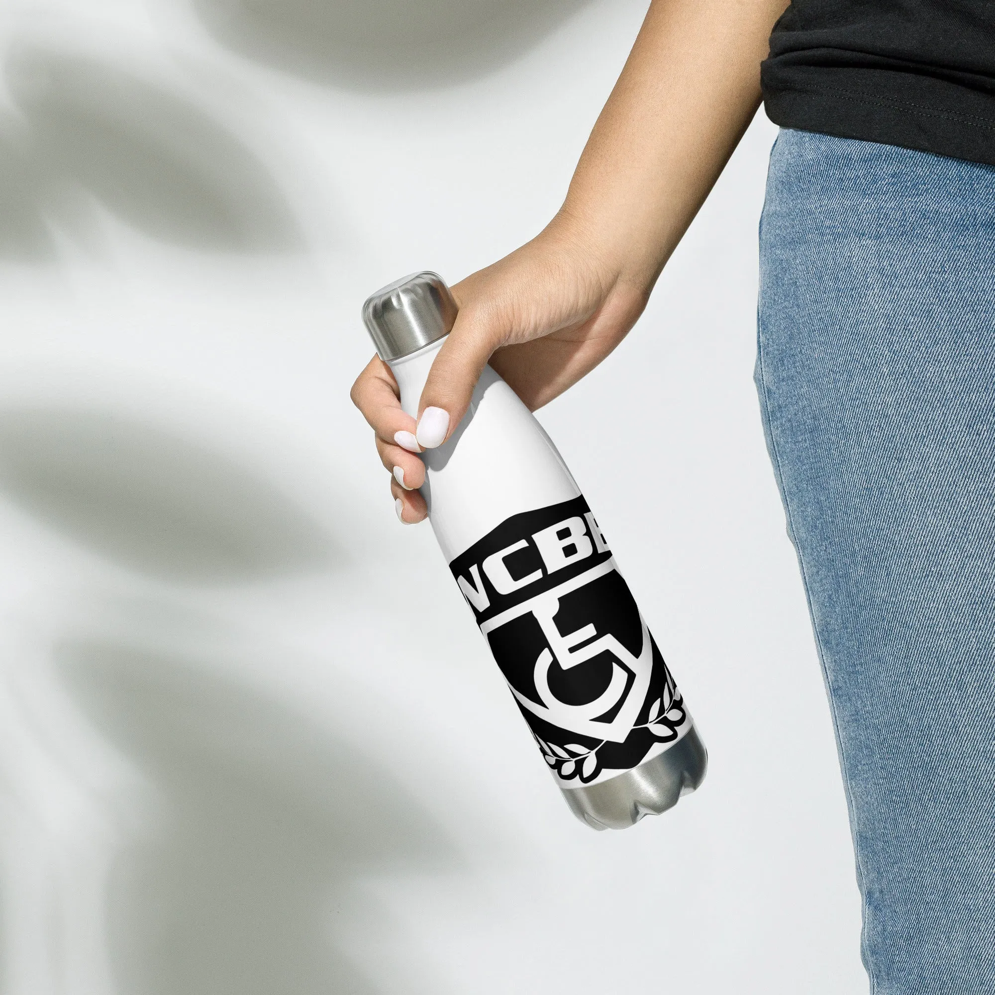 WCBB Logo Stainless Steel Water Bottle