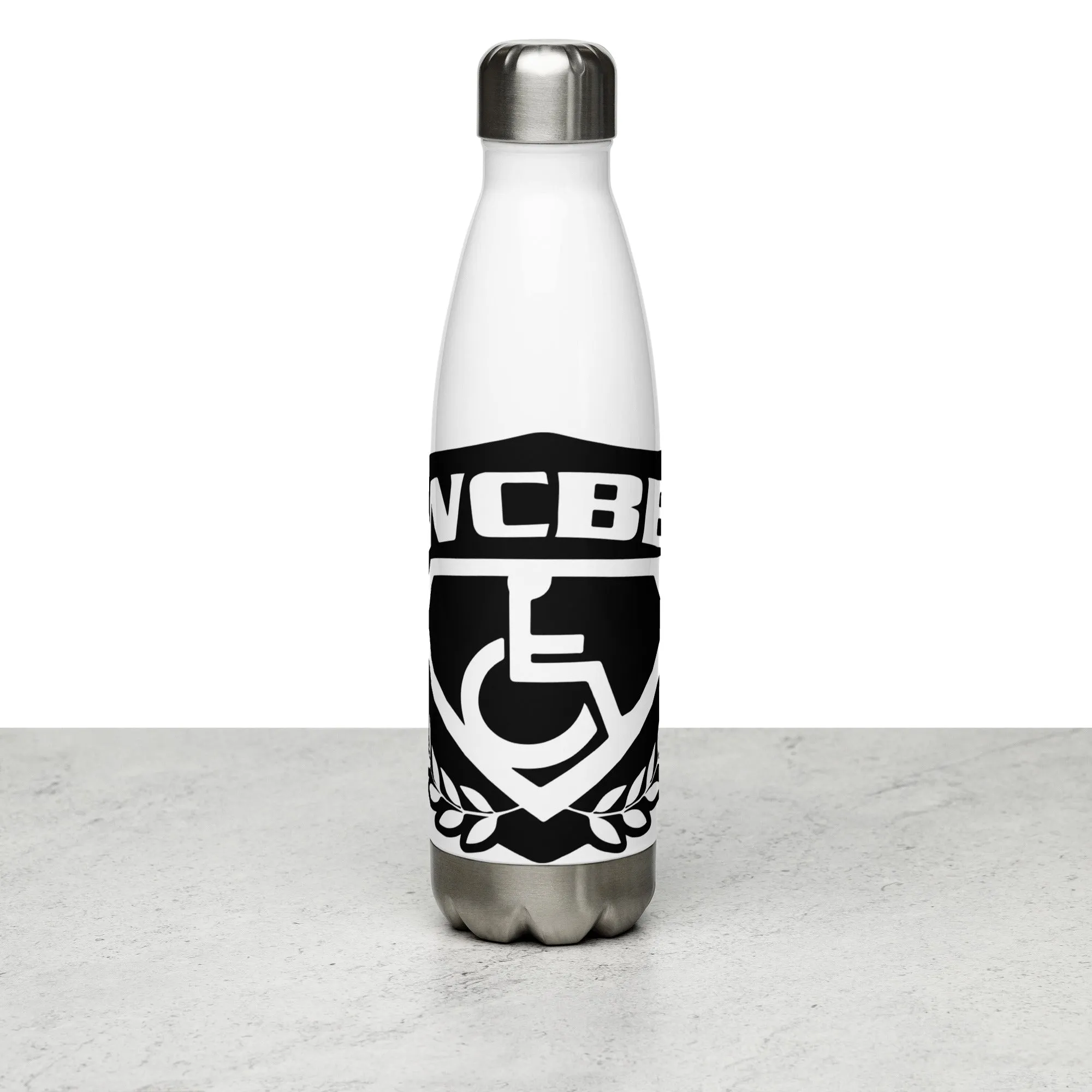 WCBB Logo Stainless Steel Water Bottle