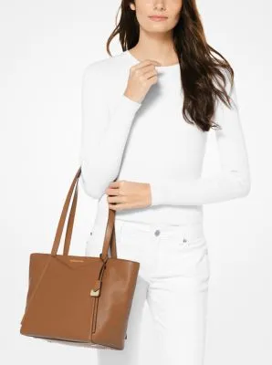 Whitney Small Pebbled Leather Tote Bag