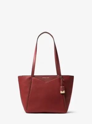 Whitney Small Pebbled Leather Tote Bag