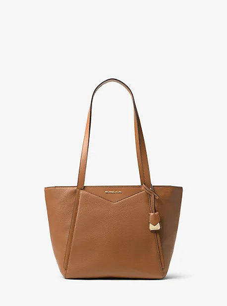 Whitney Small Pebbled Leather Tote Bag