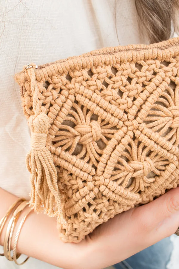 Woven Boho Clutch