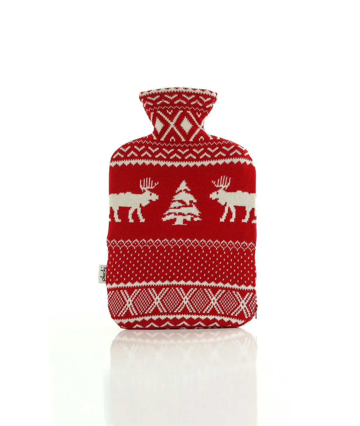 X-Citing X-Mas Non Allergic Cotton Hot Water Bottle Cover in Red Color